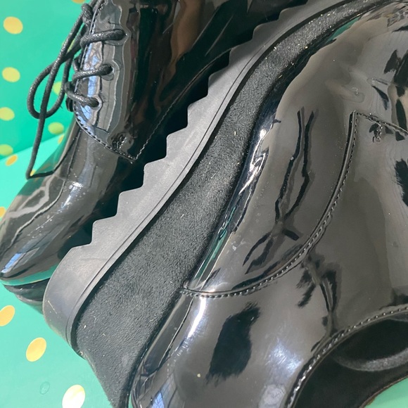 Black Platform Sneakers - Picture 4 of 6